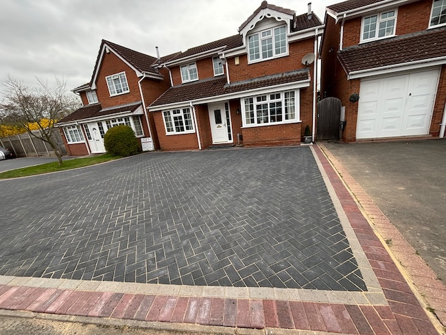Recent block paving driveway project 4