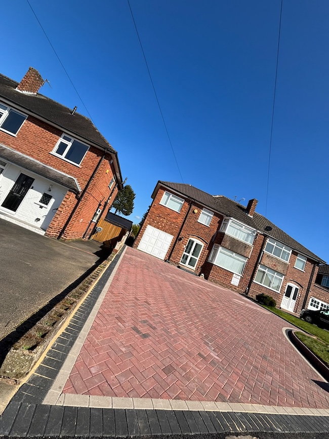 Recent block paving driveway project 5