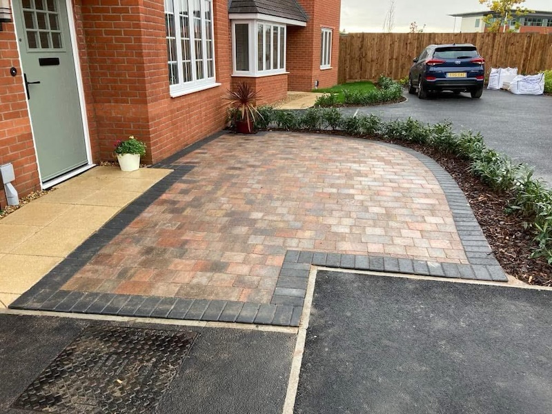 Resin bound driveway installed at a home near Wakefield